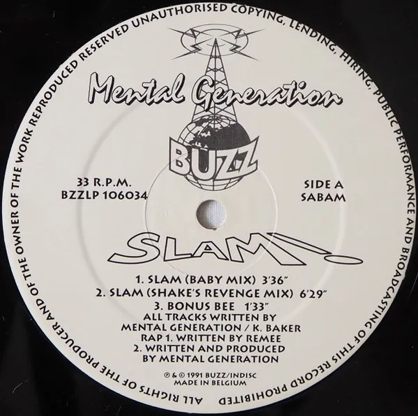 Mental Generation — Slam!, cover art