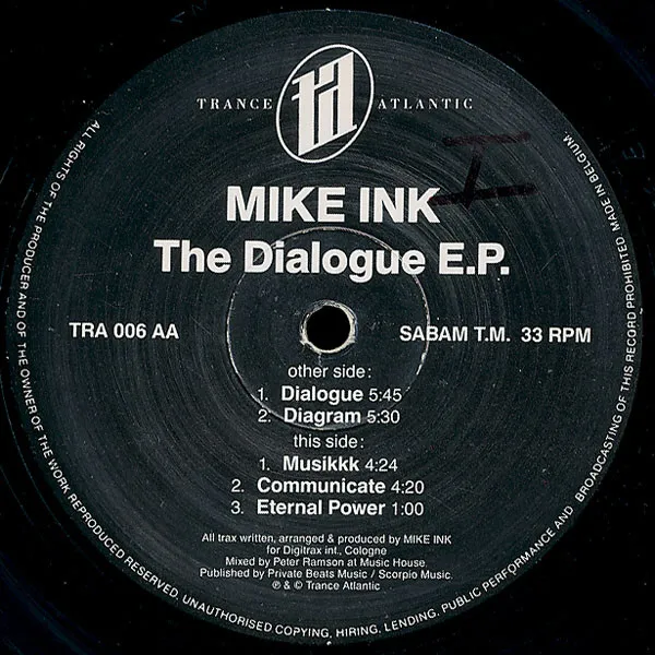 Mike Ink — The Dialogue E.P., cover art