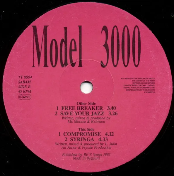 Model 3000 — Free Breaker, cover art