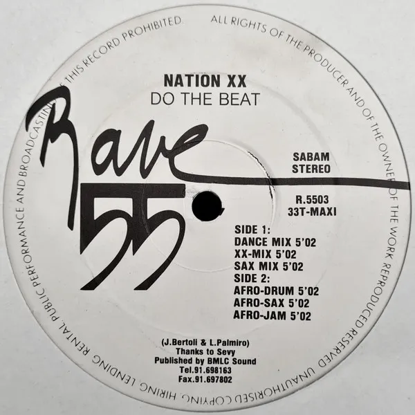 Nation XX — Do The Beat, cover art
