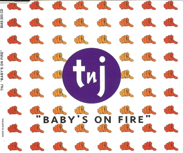 Neon Judgement, The — Baby's On Fire, cover art