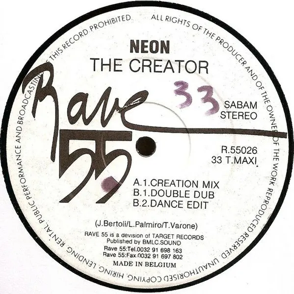 Neon — The Creator, cover art