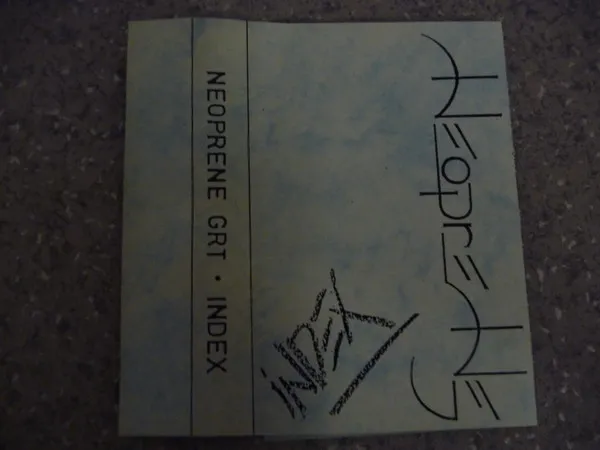 Neoprene GRT — Index, cover art