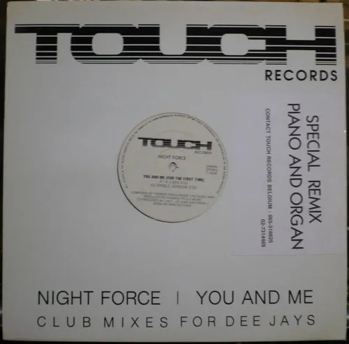 Night Force — You And Me (For The First Time), cover art