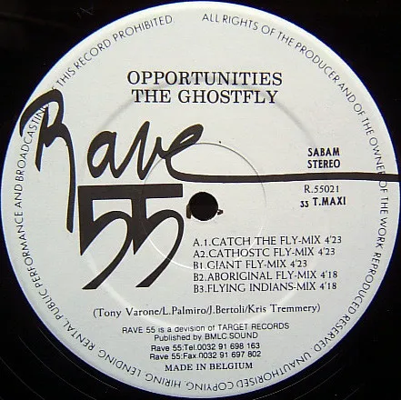 Opportunities — The Ghostfly, cover art