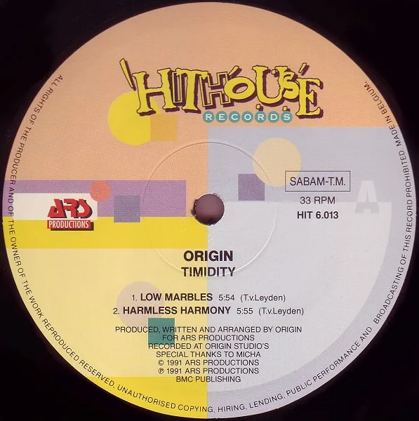 Origin (3) — Timidity, cover art