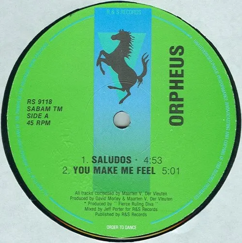 Orpheus (2) — Saludos, cover art