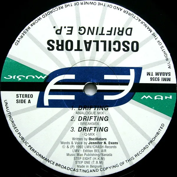 Oscillators — Drifting E.P., cover art