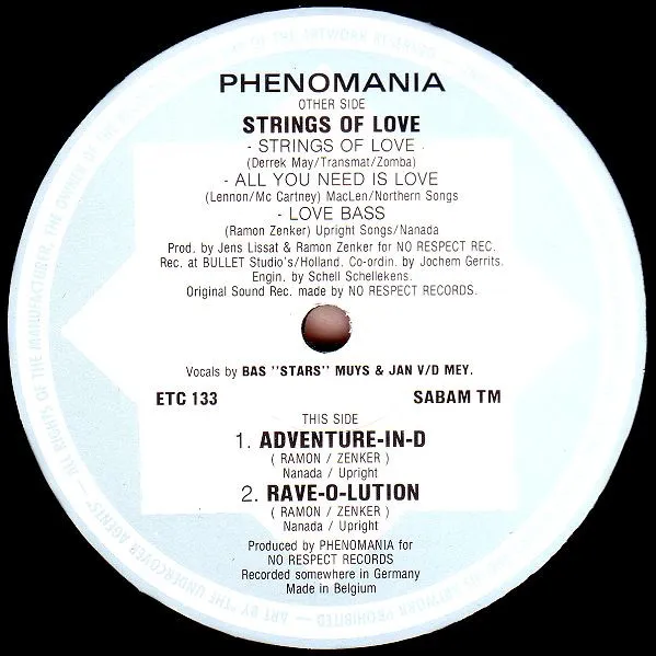 Phenomania — Strings Of Love, cover art