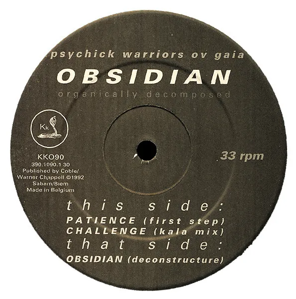 Psychick Warriors Ov Gaia — Obsidian (Organically Decomposed), cover art