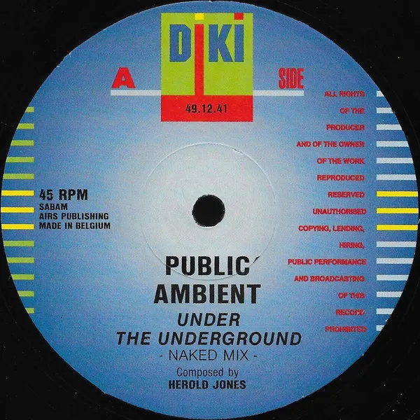 Public Ambient — Under The Underground, cover art