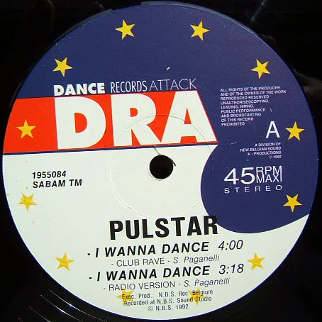 Pulstar (2) — I Wanna Dance, cover art