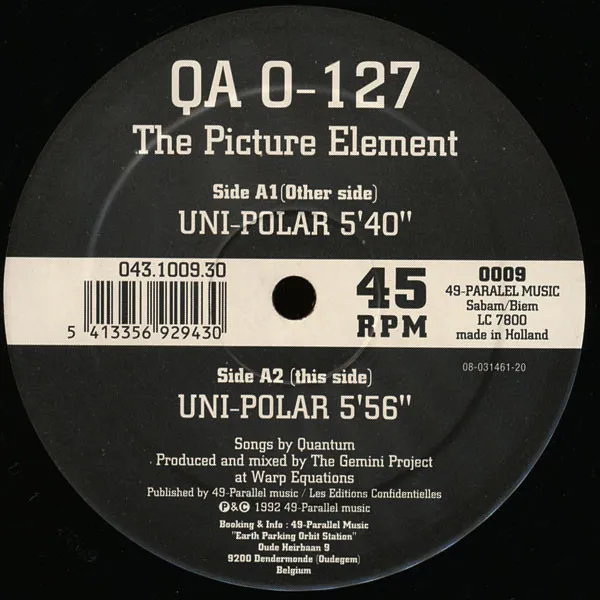 QA 0-127 — The Picture Element, cover art