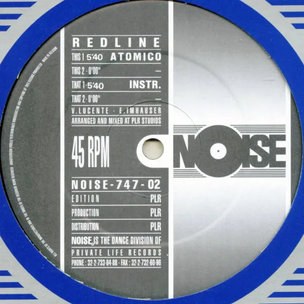 Redline — Atomico, cover art