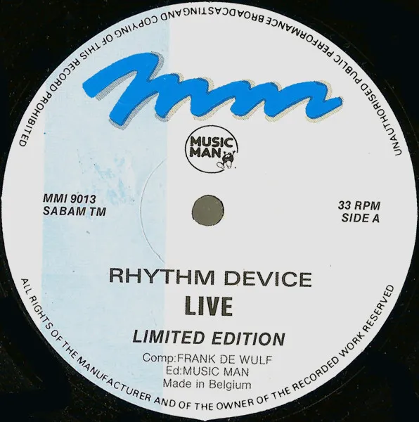 Rhythm Device — Live, cover art