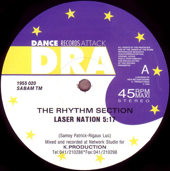 Rhythm Section, The — Laser Nation, cover art