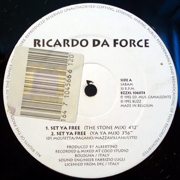 Ricardo Da Force — Set Ya Free, cover art