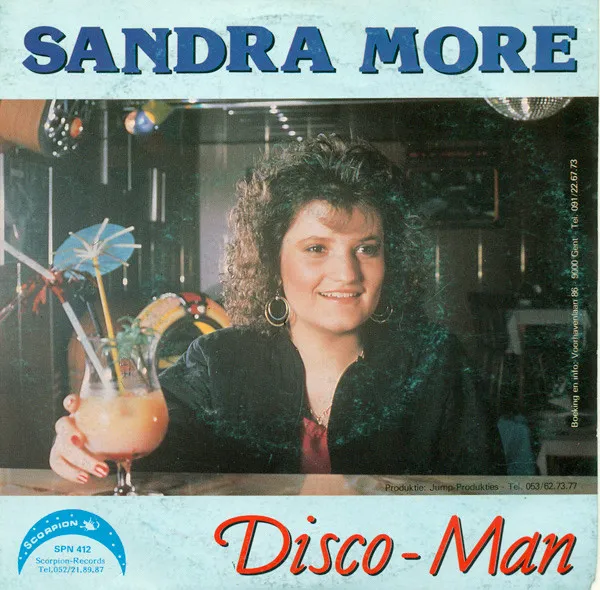 Sandra More — Disco-Man, cover art