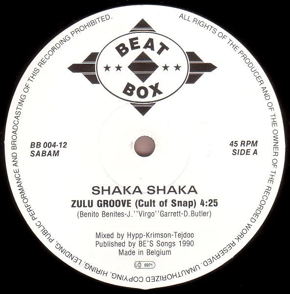 Shaka Shaka — Zulu Groove, cover art