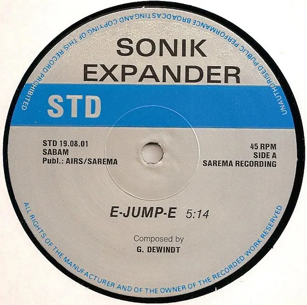 Sonik Expander — E-JUMP-E, cover art
