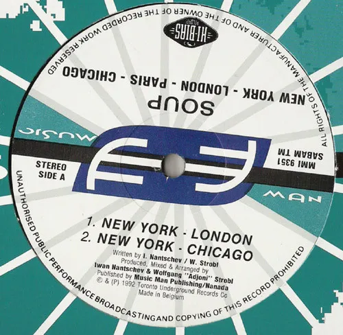 Soup — New York - London - Paris - Chicago, cover art