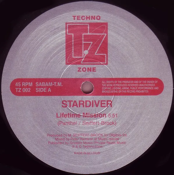 Stardiver — Lifetime Mission, cover art