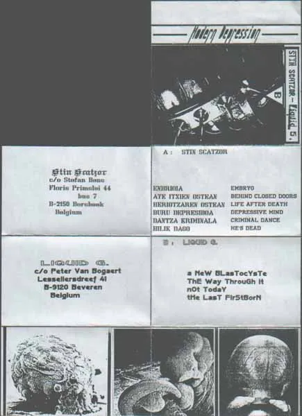 Stin Scatzor / Liquid G. — Modern Depression, cover art