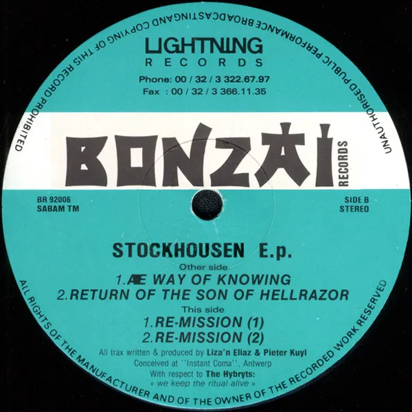 Stockhousen — Stockhousen E.p., cover art