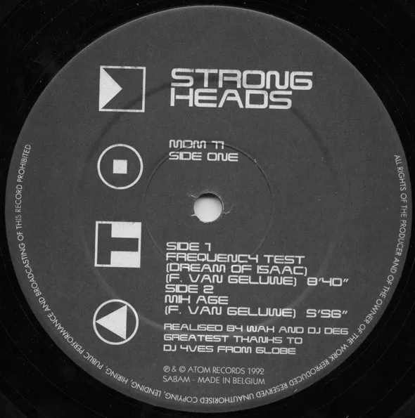 Strong Heads — Frequency Test, cover art
