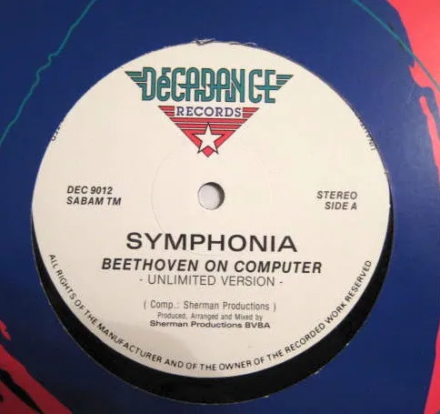 Symphonia (2) — Beethoven On Computer, cover art