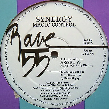 Synergy — Magic Control, cover art