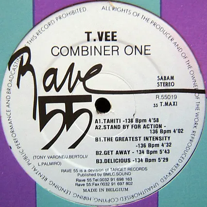 T. Vee — Combiner One, cover art