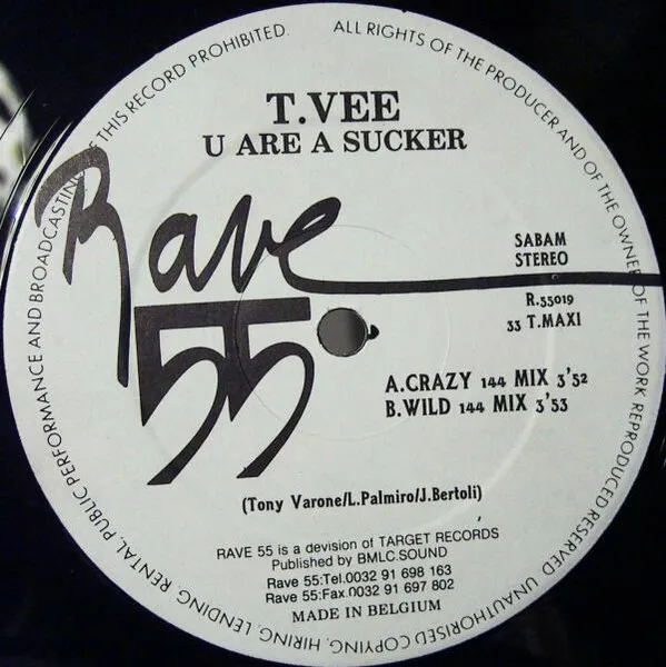 T. Vee — U Are A Sucker / Beautiful Symphony, cover art