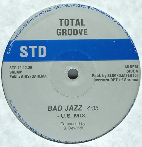 Total Groove — Bad Jazz, cover art
