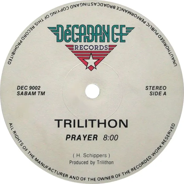 Trilithon — Prayer, cover art