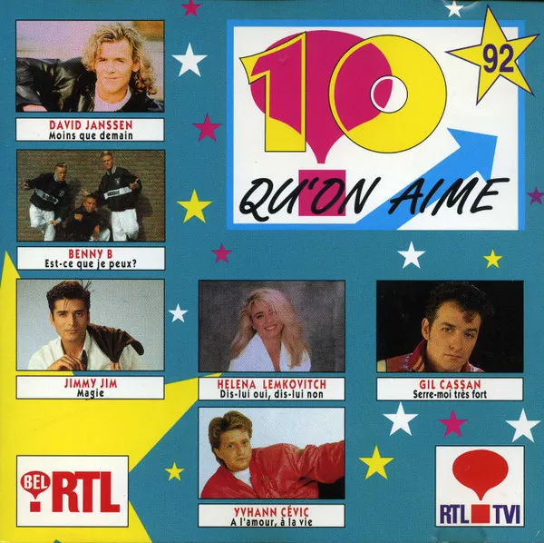 Various — 10 Qu'on Aime '92, cover art