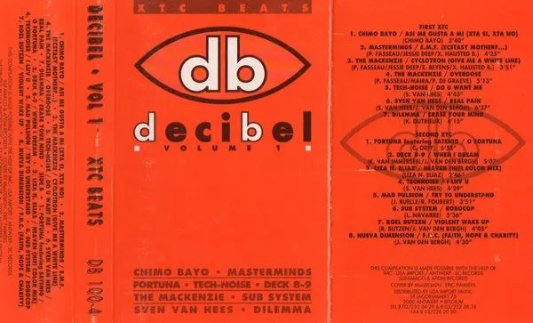 Various — Decibel Vol. 1 - XTC Beats, cover art