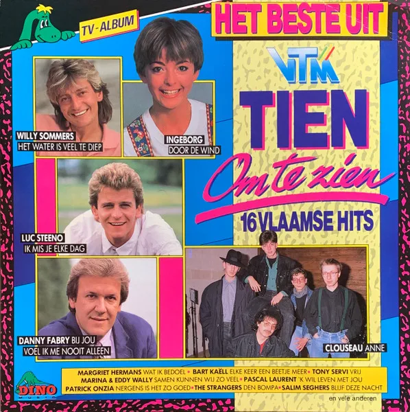 Various — Het Beste Uit Tien Om Te Zien - 16 Vlaamse Hits, cover art