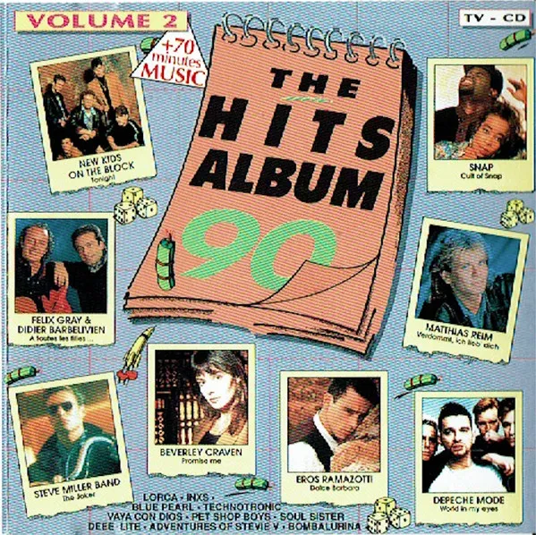 Various — The Hits Album 90 Volume 2, cover art