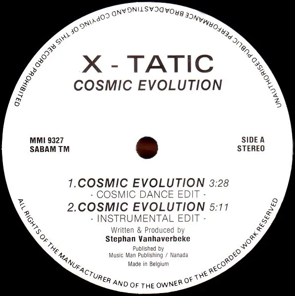 X-Tatic (2) — Cosmic Evolution, cover art