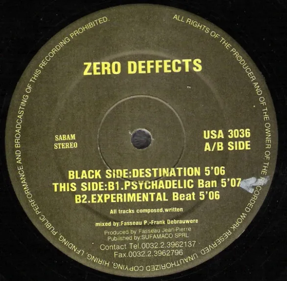 Zero Deffects — Destination, cover art
